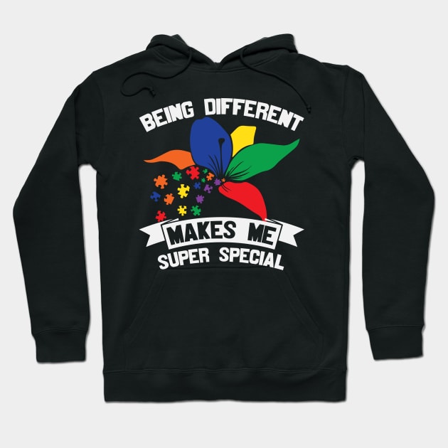 Being Different Makes ME Very Special - Autism Hoodie by busines_night